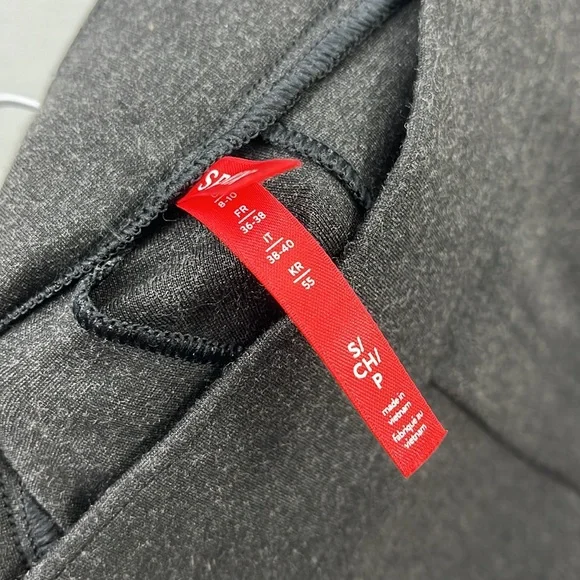 SPANX PerfectFit Ponte Slim Straight Pant Charcoal Heather size Small - Picture 5 of 12